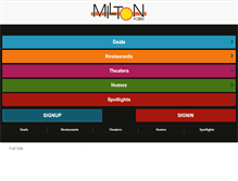 Tablet Screenshot of milton.com