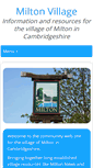 Mobile Screenshot of news.milton.org.uk