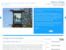 Tablet Screenshot of news.milton.org.uk