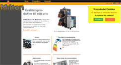 Desktop Screenshot of milton.se