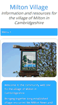 Mobile Screenshot of milton.org.uk