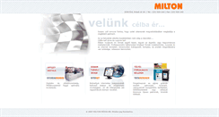 Desktop Screenshot of milton.co.hu